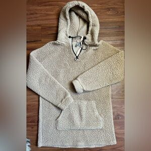 ASOS Cozy Tunic Pullover - Teddy Bear Brown Size 8